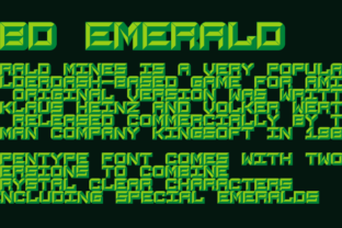 BD Emerald: A Pixel Font with Retro Charm and Modern Versatility