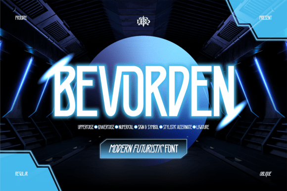 Bevorden: Futuristic Font for Modern Design