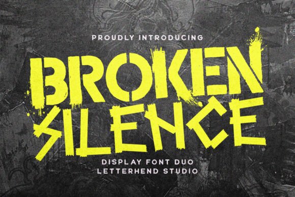 Broken Silence: Bold Urban Typography