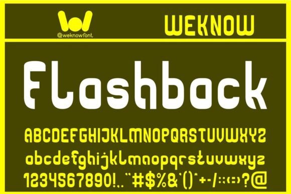 Flashback: A Diverse and Vivacious Display Typeface