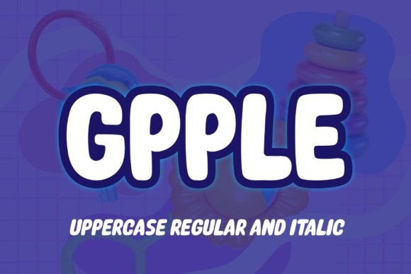 Gpple: A Gothic Font with Cartoon Charm