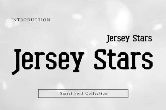 Jersey Stars: The Athletic Font for Bold Designs