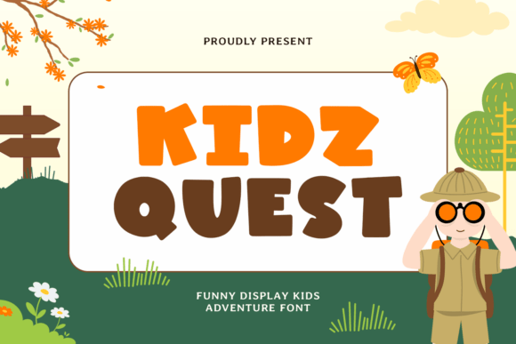 Kidz Quest: A Playful Typeface for Adventurous Designs