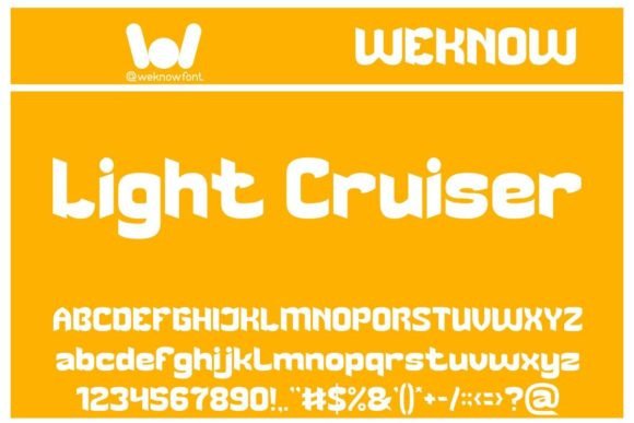 Light Cruiser: A Modern Display Font for Bold Branding