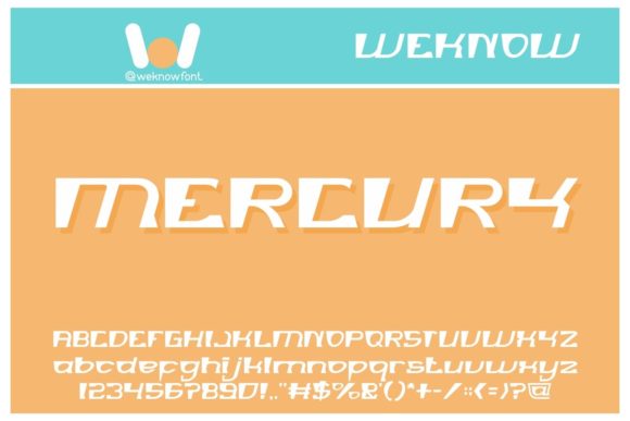 Mercury: A Display Font for Modern Branding