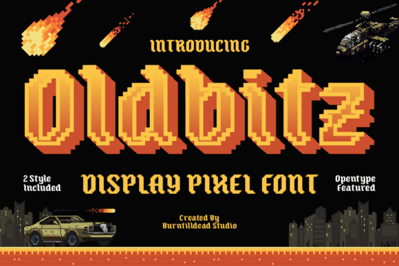 Oldbitz: Revive Retro Arcade Fun in Your Designs