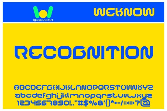 Recognition: A Bold Techno Display Font for Modern Design