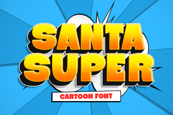Santa Super: The Dynamic Display Font for Bold Projects