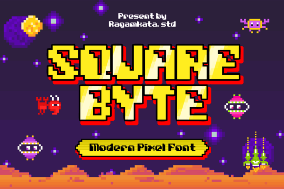 Square Byte: A Modern Pixel Font for Retro Design