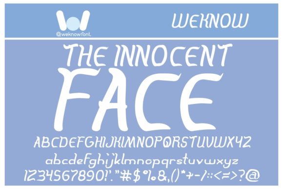 The Innocent Face: A Cool Display Typeface for Modern Design