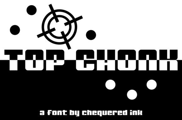 Top Chonk: Bold Font for Creative Design Projects