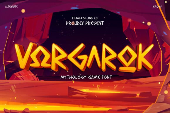Vorgarok: A Bold Font for Epic Game Design