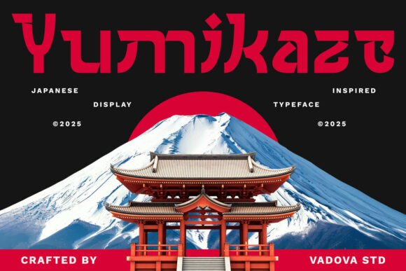 Yumikaze: A Bold Japanese-Inspired Display Font
